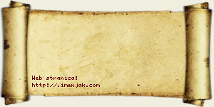 Nadja Kojo vizit kartica